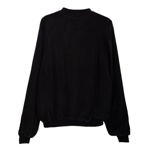 Oftt Vegan Silk Bomber Black SBJ100 Degli Uberti